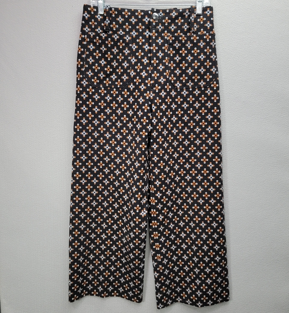 MAEVE THE COLETTE WIDE LEG CROP PANT, SIZE 30.